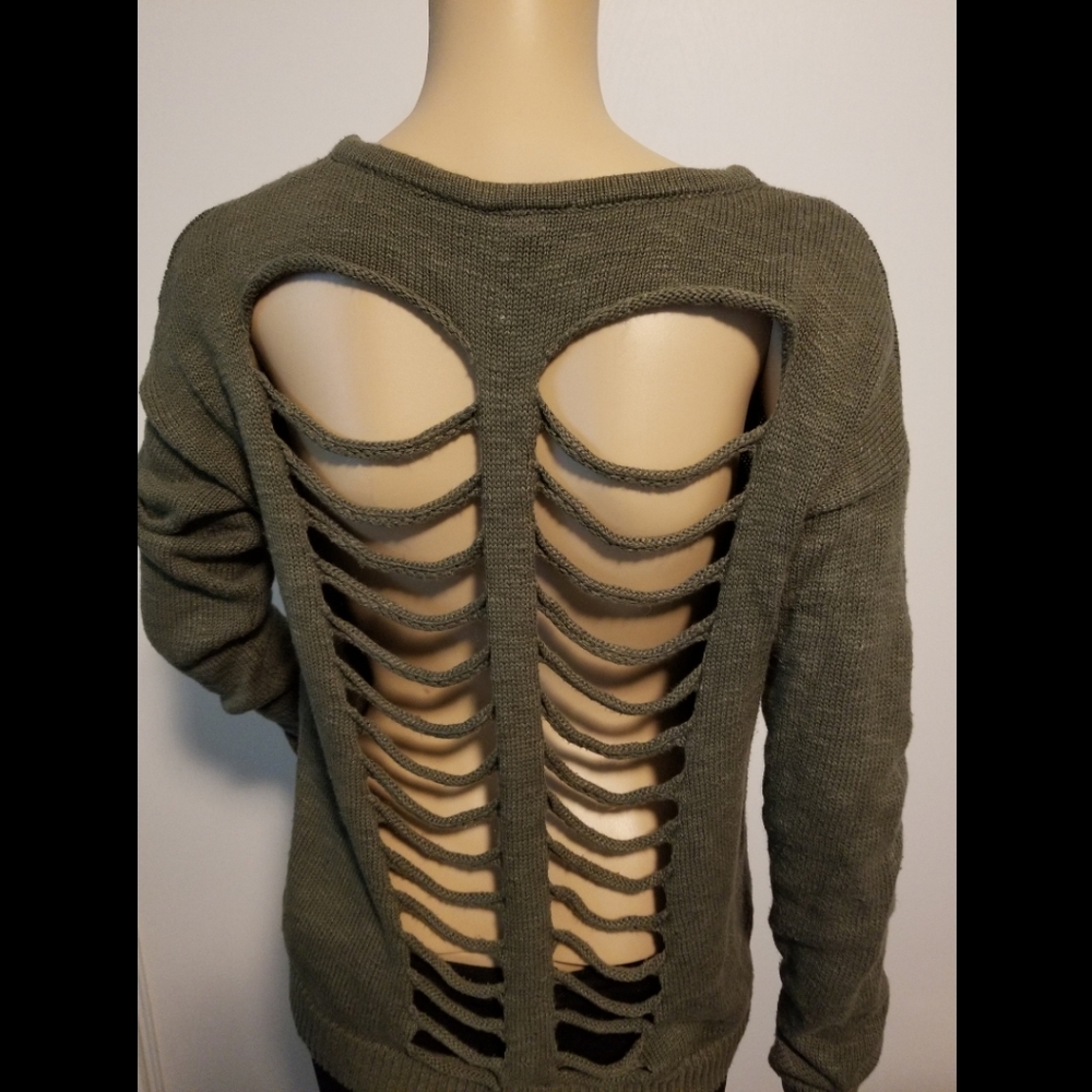 Express Open Back Sweater